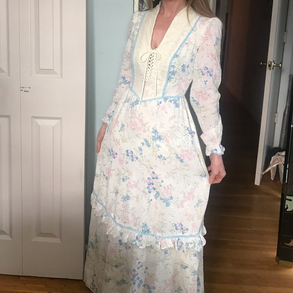 SOLD Gunne Sax style prairie maxi size XS - Picture 3 of 8